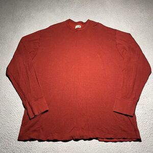 LL Bean Thermal Shirt Mens 2XLT Tall Wool Blend Crew Neck Long Sleeve Base Layer